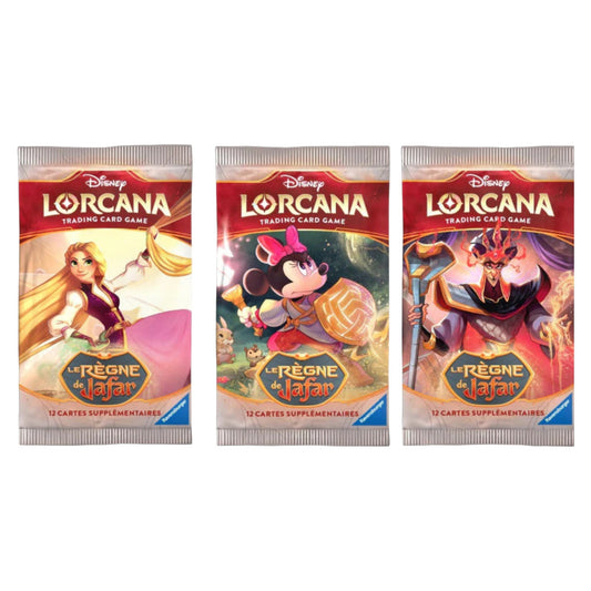 Lot de 3 Boosters – Chapitre 8 : Le Règne de Jafar (Français)
